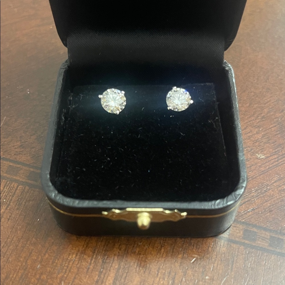 Elegant Silver Stud Earrings